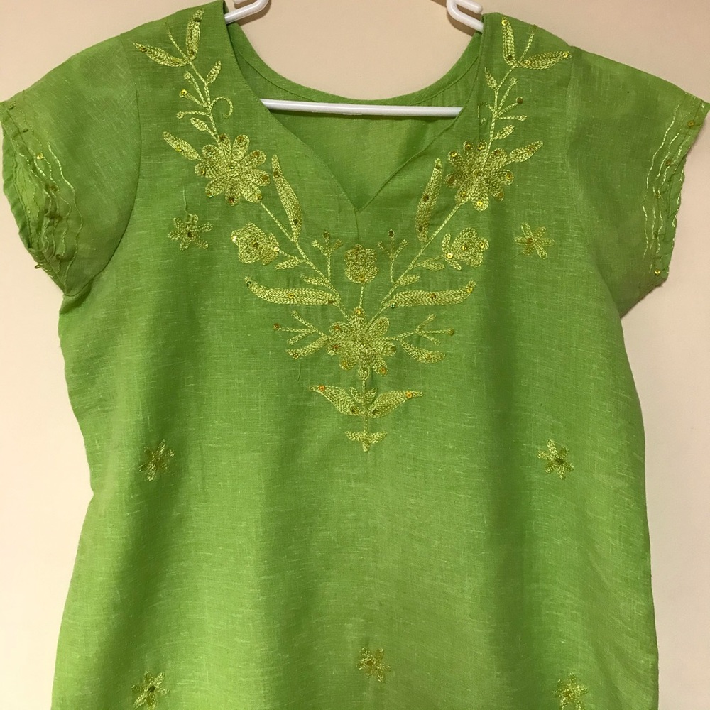 Indian ethnic women’s top.